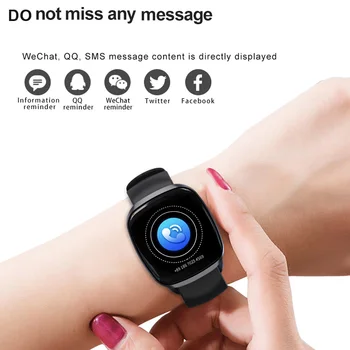 Smart Žiūrėti GT103 Bluetooth Širdies ritmo Smartwatch Kraujo Spaudimas Fitneso Skambinkite Pranešimą Vandeniui Apyrankė Xiaomi 