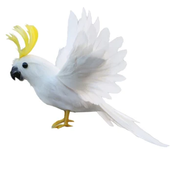 Sodo Ornamentu Dirbtinis Paukštis Papūga Statulėlės Namų Biuro Dekoras Stalo Dekoras