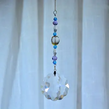 Sodo suncatcher kristalų kabinti ornamentu saulės gaudytojas prizmės vaivorykštė surinkimo sode vestuvių dekoravimas šviestuvais, 