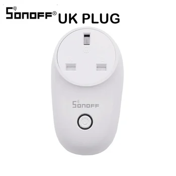 Sonoff S26 Pagrindinio WiFi Smart Lizdas Wireless Plug Smart Home Jungiklis, kištukiniai Lizdai Dirbti su Alexa 