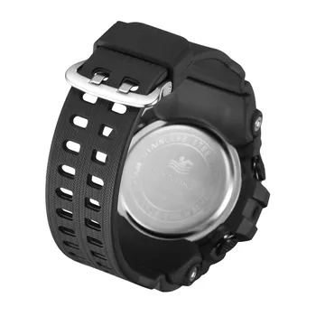 Sporto Laikrodžiai Didelis Ciferblatas Skaitmeninis Kvarcinis LED Karinės Vandeniui Vyrų Laikrodis Taktinis Oda Žiūrėti Vyrams Relogio Masculino