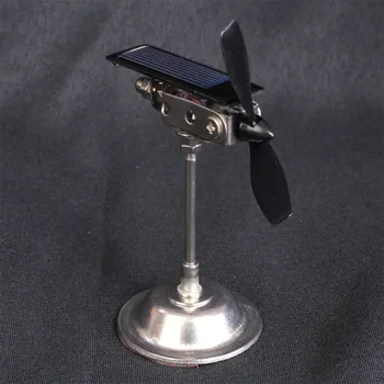 Stark Priemonėje montuojamos Saulės vėjo malūno Variklio Saulės Žaislas Fizikos Mokslo Žaislas - 2 ašmenų