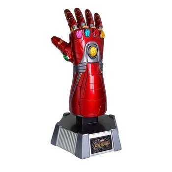 Stebuklas Keršytojas Ironman Infinity Pirštinė Pirštinės Dervos Statula Pav Modelis Žaislų Kolekcija