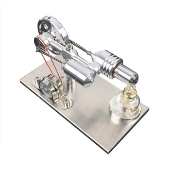 Stirlingo Metalo Išorės Dujų Turbina Ir Generatorius, Variklio Fizinių Mokslų Eksperimento Modelį Mokymo Žaislas Vaikams, Garo Variklio Modelis
