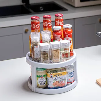 Sukiojamomis Spice Box Rack Storage Box Lentynos, Virtuvės Reikmenys Kampe Prieskonių Butelį, Prieskonių, Maisto Saugojimo Talpyklą Laikyti Šviežią