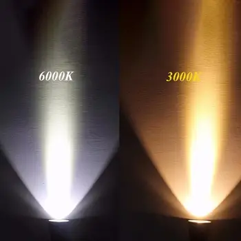 Super Ryškumas Nardymo Žibintuvėlis Cree XHP70 LED Vandeniui Nardymo Žibintuvėlis Geltona/Balta Šviesa
