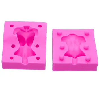 Sveikos moters krūtinės Formą 3D minkštas pyragas silikono formos yra maisto klasės, mastika pyragai, bandelės, saldainiai Molio padaryti para muilo įrankiai F1107