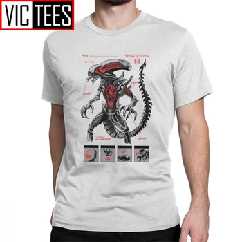 Svetimų Pakto Marškinėliai vyriški 100 Premium Medvilnė Juokinga T-Shirt Harajuku Alien vs Predator Filmą Tees trumpomis Rankovėmis Viršūnes