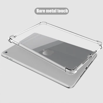 Tablet Case for Samsung Galaxy Tab S6 Lite 10.4 2020 SM-P610 P615 Silikono Soft Shell TPU oro Pagalvė Padengti