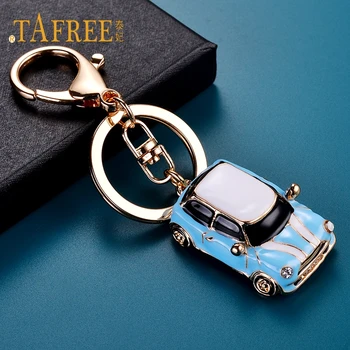 TAFREE Subtilus senovinių klasikinių automobilių keychain mini automobilio modelį keychain išskirtinį krepšiai pakabukas papuošalai DSC1806