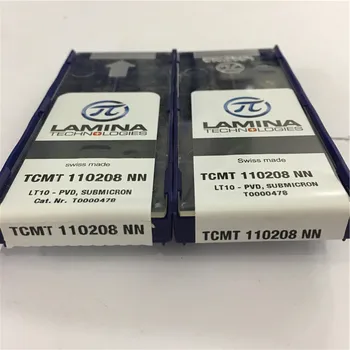 TCMT110208-NN LT10 Originalus LAMINA karbido įterpti su geriausios kokybės 10vnt/lot nemokamas pristatymas