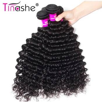 Tinashe Plaukų Brazilijos Plaukų Pynimas Ryšulių 10-28 Colių Remy Human Hair Ryšulių Parduoti Natūralių Spalvų Giliai Banga Ryšuliai
