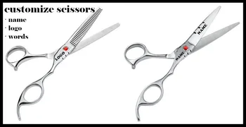 Tinkinti Upscale 440c 6 & 5.5 colių Klasikinis plaukų žirklės nustatyti pjovimo kirpykla sudaro įrankiai, retinimo žirklės, plaukų kirpimo žirklės