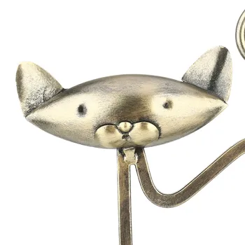 Tooarts katė statula Metalo Skulptūra Geležies Meno Sėdi Katė Rankdarbių Crafting foto Rekvizitai senovinių namų dekoro Gyvūnų Statulėlės