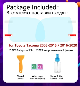 Toyota Tacoma 2005 - 2020 TRD Pilnas draudimas Anti Rūko Kino galinio vaizdo Veidrodis Rainproof Anti-Rūko Filmų Priedai m. m. 2016 m.