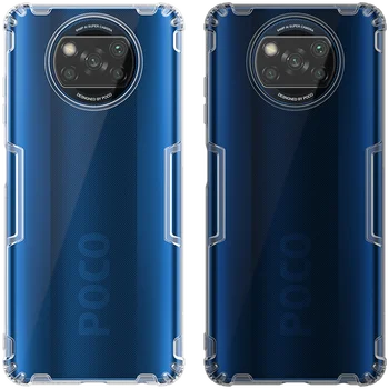 TPU Case For Xiaomi POCO X3 NFC NILLKIN Pobūdžio Serija apima Prabanga Minkšto Silikono TPU mobiliojo Atgal Byla Apima MI POCO X3 NFC