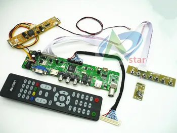 TV+HDMI+VGA+AV+USB+AUDIO TV LCD vairuotojo lenta 23.6
