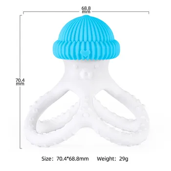 TYRY.HU Silikono Cute Octopus Teether 
