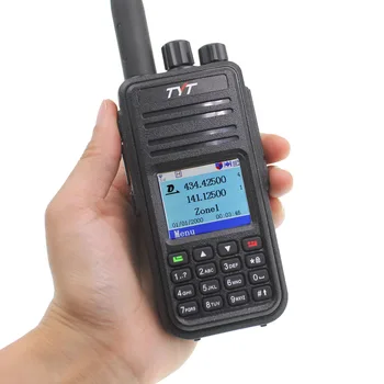 TYT MD-UV380 Walkie Talkie Dvigubos Juostos Radijo MD-380 MD380 VHF UHF Skaitmeninis DMR Du Būdu Radijo Dvejopo Laiko Dlot radijo stotelė