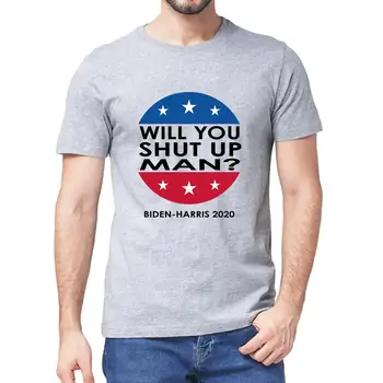 Unisex Medvilnės Bus užsičiaupti Vyras 2020 Bidė Koziris, Juokinga Politinių Debatų Vasaros vyriški T-Shirt Moterims, Minkštas viršų Tee
