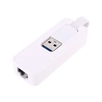 USB 3.0, Ethernet Adapteris Neto darbo Kortelės Hub 2500Mbps 2.5 G, RJ45 Lan Adapteris Win7/Win8/Win10 Nešiojamąjį kompiuterį 