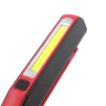 USB Įkrovimo COB LED Žibintuvėlis Magnetinio rankų Darbo Led Šviesos Nešiojamų Lanterna Kabantys Šviestuvai, Lempos Naktį kempingas, Žvejyba