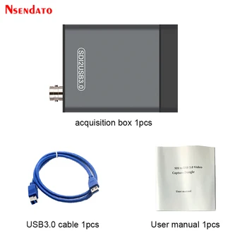 USB3.0 60FPS SDI Vaizdo įrašymo Plokštę SDI, kad USB 3.0-2.0 Vaizdo Įrašymo Lange adapteris Raktu Žaidimas Live Transliacijos Transliacijos už OBS