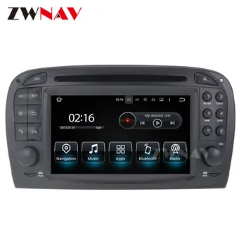 Už Benz SL R230) 2001 m. 2002-2004 GPS Carplay 4+64G Android 10.0 Ekranas Multimedijos Grotuvas Radijas Stereo Cassette Recorder Galvos Vienetas