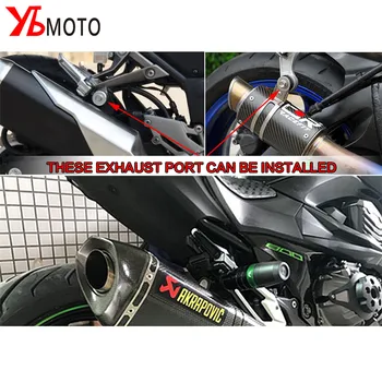 Už Kawasaki Z1000 Z1000SX SX Z1000R m. m. 2016 m. 2017 m. 2018 m. 2019 m. 2020 Motociklo Avarijos Pagalvėlės Išmetamųjų Slankmačiai Avarijos Raštas