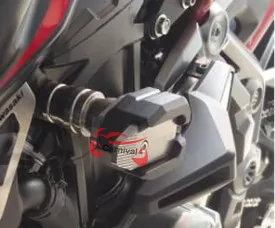 Už KAWASAKI Z750 Z750R 2007-2012 m. 2011 m. 2010 m. Motociklas Krenta apsauginis Rėmas Slankiklį Lauktuvės Guard Anti Crash Pad Raštas
