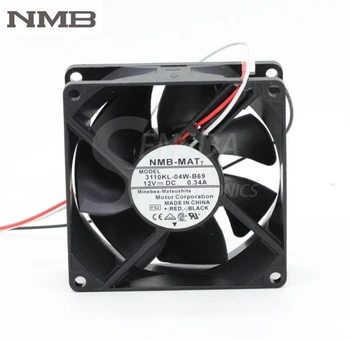 Už NMB 3110KL-04W-B69 8025 8cm 80mm DC 12V 0.34 serverio keitiklis centrinis skirto kompiuterio cpu aušinimo ventiliatoriai
