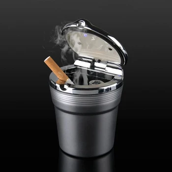 Už Seat leon FR mk2 mk3 5f lbiza Altea 6 Led Žibintai, automobilių Logotipą, Kūrybinė Asmenybė peleninę Kūrybos cigarečių sumetami į šiukšlių konteinerį
