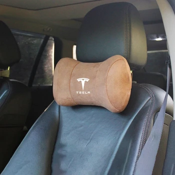 Už Tesla Model S Modelis X Modelis 3 Automobilių Sėdynės Pagalvėlės Kaklo Pagalvė Pagalvėlės Kaklo Pagalvėlės Minkštos Zomšos 1PC