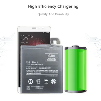 Už Xiao Mi BM4A Bateriją už Xiaomi Hongmi Redmi Pro 4000mAh +Sekimo Numerį