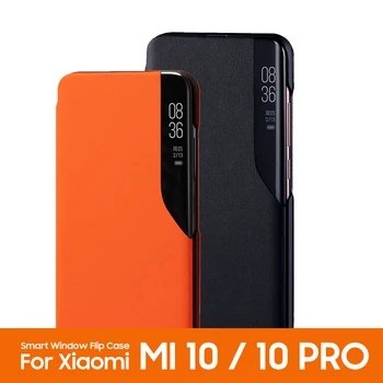 Už Xiaomi Mi 10 Pro Mi Ultra 10 Atveju Oda Smart Langą Aukštos Kokybės, atsparus smūgiams Flip Dangtelis MI 10 5G Pasaulio Versija Atveju