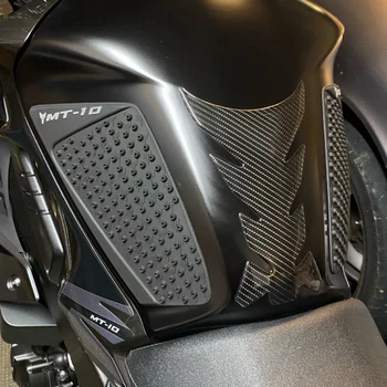 Už Yamaha MT-10 MT10 2016-2018 Motociklo Raštas Anti slip Tank Pad Lipdukas Dujos Kelio Danga Traukos Pusėje 3M Decal