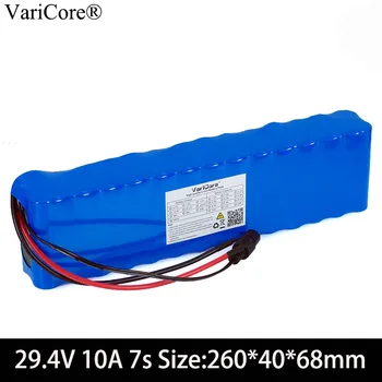 VariCore 24V 10ah 18650 Baterija 29.4 V 10000mAh Elektrinis Dviratis mopedas /elektra/ličio jonų baterija +BMS apsauga