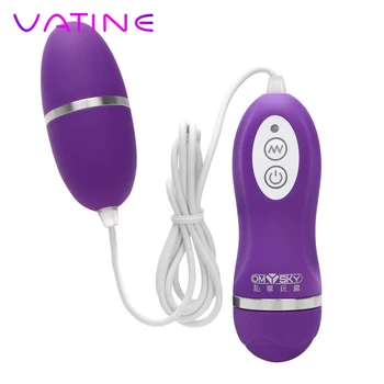 VATINE 10 Greičių Vibruojantis Kiaušinis Moterų Masturbacija Kulka Vibratorius G-Spot Massager Nuotolinio Valdymo Sekso Žaislai Moterims