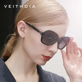VEITHDIA moteriški Saulės akiniai Poliarizuoti Gradientas UV400 Lens Prabangūs Moteriški Akiniai nuo saulės, Akinių Aksesuarai Moterims Oculos de sol