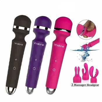 Vibratorius Magic Wand Vibratoriai moterims, USB Mokestis AV Stick Moterų G Spot Massager Klitorio Stimuliatorius Suaugusiųjų Sekso Žaislai Moteris