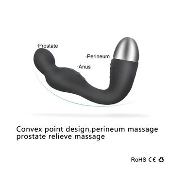 Vibruojančiu prostatos massager vyrų masturbator sekso žaislai vyrams, analiniai butt plug išangę G-taško vibratorius erotiniai intymi suaugusiųjų sekso gėjų