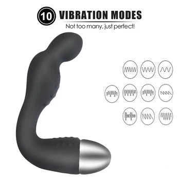 Vibruojančiu prostatos massager vyrų masturbator sekso žaislai vyrams, analiniai butt plug išangę G-taško vibratorius erotiniai intymi suaugusiųjų sekso gėjų
