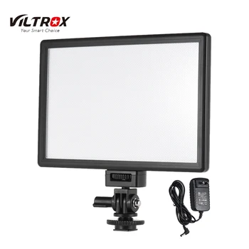 Viltrox L116T LED Foto Šviesos 3300K-5600K Menamo Šviesos Lempos Bi-color Pritemdomi + Maitinimo Adapteris, skirtas DSLR Fotoaparato Priedai