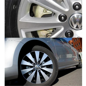 Volkswagen Bora Sagitar Magotan Passat 20Pcs 17mm Specialus Lizdas Auto Hub Varžtas Dangtelio Varžtas Ratlankiai Automobilio Rato Veržlių Gaubtelius