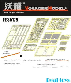 Voyager PE35179 1/35 antrojo pasaulinio KARO Tiger I Vėlai Versija (DRAGON 6253/6406)