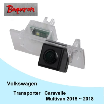 Vw T6 Transporter/Caravelle/Multivan ~ 2018 Automobilio Galinio vaizdo Kamera HD CCD Naktinio Matymo Atsarginės Grįžtamieji Parkavimo Kamera