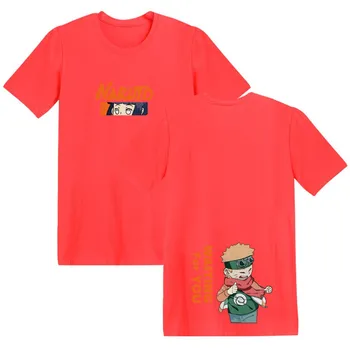 Vyrų marškinėlius Naruto Vasaros Harajuku Kietas Unisex Trumpas Rankovės marškinėliai Japonų Anime Juokinga Spausdinti Streetwear Plius dydžio marškinėlius