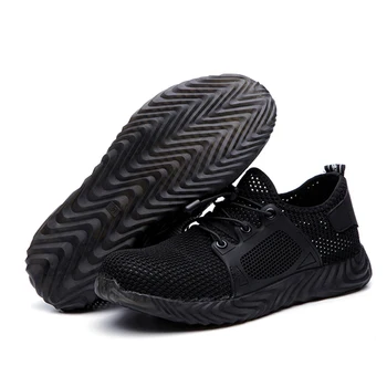 Vyrų saugos avalynė su metalinėmis nesunaikinami ryder batų darbo batai su plieno toe dwaterproof vandens kvėpuojantis sportbačiai darbo s