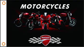 Vėliavos Motociklo reklama DUCATI Motociklo vėliavos 3x5ft Poliesteris 01