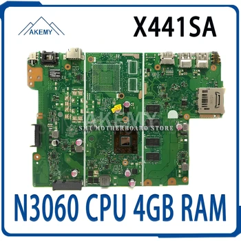 X441SA MAIN_BD.N3060/KAIP N3060 CPU 4 GB RAM 90NB0CC0-R00040 REV 2.1 Mainboard Asus X441SC X441SA X441S A441S Plokštė